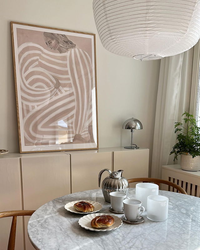 Swedish Grace Tasse 50 cl, Schneefarben von Rörstrand